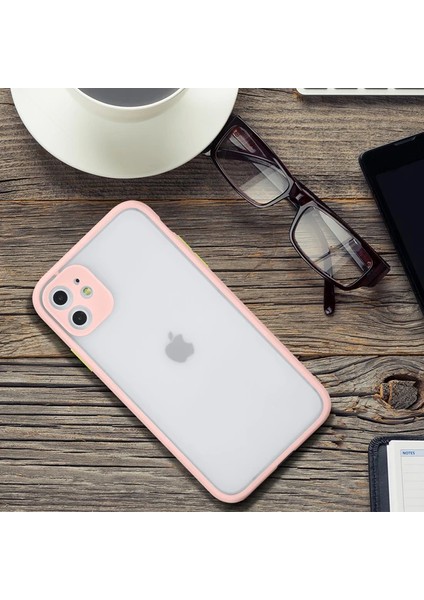 Apple iPhone 12 Kılıf 3D Kamera Korumalı Parmak Izi ve Leke Yapmaz Matte Smoke Case