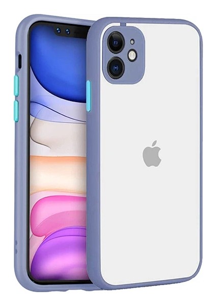 Apple iPhone 11 Pro Kılıf 3D Kamera Korumalı Parmak Izi ve Leke Yapmaz Matte Smoke Case