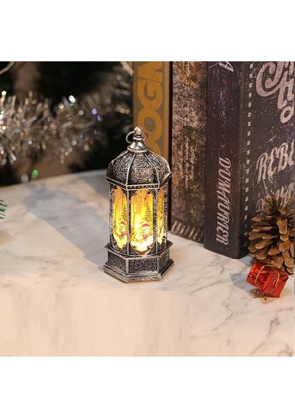 Yılbaşı Feneri Dekor Masa Lambası Gün Işığı Pilli LED Işık Noel Baba Geyik Kardan Adam Yılbaşı Hediyeleri fiyatları