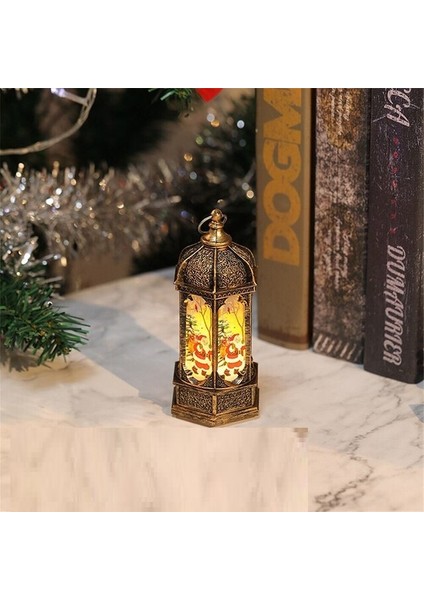 Yılbaşı Feneri Dekor Masa Lambası Gün Işığı Pilli LED Işık Noel Baba Geyik Kardan Adam Yılbaşı Hediyeleri fırsatları