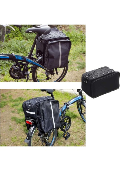 PC-415 Bisiklet Arka Tekerlek Çantası - Siyah ( (Yurt Dışından)