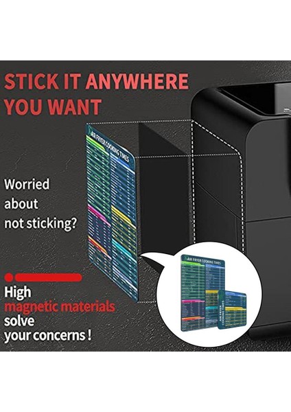 2 Parça Yui / Xiaomi / Philips / Kumtel Uyumlu Air Fryer Yemek Kitabı - Siyah (Yurt Dışından) modelleri