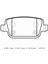 Ford Mondeo- 07/11 Arka Fren Balatası 1.6/1.8/2.0/2,3/2.5cc (DISK)(95,2X43,2X15)(BRAMAX) 1477803 3