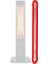 Kumtel Dikey Soba Orbit Modellere Orjinal Resistanz ile Şeffaf Cam Isıtıcı 1800W Rezistans 65CM Cam 1