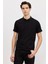 ALTINYILDIZ CLASSICS Erkek Siyah Slim Fit Dar Kesim Polo Yaka Kısa Kollu Basic Tişört 1