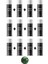 12 Adet Ral 6002 Yaprak Yeşil Sprey Boya 400 Ml 1