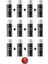 12 Adet Ral 3000 Ateş Kırmızı Sprey Boya 400 Ml 1