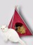 Tepee Five Köpek Evi, Köpek Barınağı, Köpek Çadırı, Minderli Köpek Yatağı 4