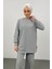 Rener Süs Etiketli Oversize Gri Alt Üst Takım 4
