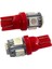LED Ampul Dipsiz T10-5SMD Kırmızı 2'li Set 24V / LAAM638-2 1