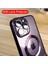 Iphone 11 Pro Max Uyumlu Kılıf Kamera Lens Üstü Kapalı Koruma Orta Logo Gösterir Şeffaf 3