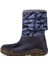 W10210 Topo Ski Camo Çocuk Kürklü Lacivert Kar Botu 2