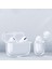 Airpods Pro 2 Kılıf Şeffaf Kristal Silikon 360 Tam Koruma 2 Parçalı Şık Tasarım Darbelere Dirençli 1