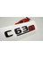 C 63S Bagaj Parlak Siyah Abs 3m 3D Yazı Logo 1