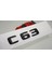 C 63 Bagaj Parlak Siyah Abs 3m 3D Yazı Logo 1