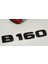 B 160 Bagaj Parlak Siyah Abs 3m 3D Yazı Logo 3