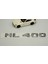 ML400 Bagaj Krom Metal 3m 3D Yazı Logo 3