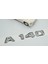 A 140 Bagaj Krom Metal 3m 3D Yazı Logo 3
