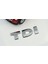 Audi Tdi Bagaj Krom Abs 3m 3D Yazı Logo Arma 4