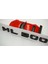 ml 500 Bagaj Parlak Siyah Abs 3m 3D Yazı Logo 3
