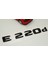 E 220D Bagaj Parlak Siyah Abs 3m 3D Yazı Logo 3