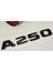 A 250 Bagaj Parlak Siyah Abs 3m 3D Yazı Logo 3