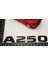A 250 Bagaj Parlak Siyah Abs 3m 3D Yazı Logo 5