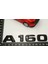 A 160 Bagaj Parlak Siyah Abs 3m 3D Yazı Logo 5