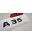 A 35 Bagaj Parlak Siyah Abs 3m 3D Yazı Logo 1