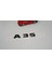 A 35 Bagaj Parlak Siyah Abs 3m 3D Yazı Logo 2