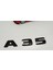 A 35 Bagaj Parlak Siyah Abs 3m 3D Yazı Logo 3