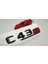C 43S Bagaj Parlak Siyah Abs 3m 3D Yazı Logo 1
