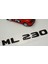 ml 230 Bagaj Parlak Siyah Abs 3m 3D Yazı Logo 3