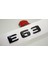 E 63 Bagaj Parlak Siyah Abs 3m 3D Yazı Logo 1