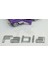 Skoda Fabia 2007 2015 Bagaj Krom Abs 3m 3D Yazı Logo Amblem 4