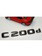 C 200D Bagaj Parlak Siyah Abs 3m 3D Yazı Logo 3