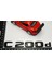 C 200D Bagaj Parlak Siyah Abs 3m 3D Yazı Logo 5