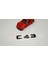 C 43 Bagaj Parlak Siyah Abs 3m 3D Yazı Logo 2