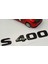 S 400 Bagaj Parlak Siyah Abs 3m 3D Yazı Logo 3