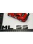 ml 55 Bagaj Parlak Siyah Abs 3m 3D Yazı Logo 5