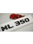 ml 350 Bagaj Parlak Siyah Abs 3m 3D Yazı Logo 1