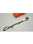 Porsche Cayman S Bagaj 3m 3D Abs Yazı Logo Amblem Seti 1