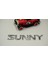 Nissan Sunny Bagaj Krom Abs 3m 3D Yazı Logo 1