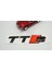 Audi Ttrs Parlak Siyah Abs 3m 3D Bagaj Logo Yazı Orjinal Ürün 3
