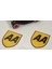 Aa Logo Damla Silikon Sticker 2 Li Set 3