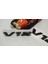 V12 Çamurluk Yanı Parlak Siyah Abs 3m Yazı Logo Orjinal Ürün 5