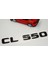cl 550 Bagaj Parlak Siyah Abs 3m 3D Yazı Logo 3