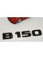 B 150 Bagaj Parlak Siyah Abs 3m 3D Yazı Logo 3