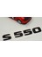 S 550 Bagaj Parlak Siyah Abs 3m 3D Yazı Logo 3