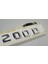 200 D Bagaj Krom Abs 3m 3D Yazı Logo 1